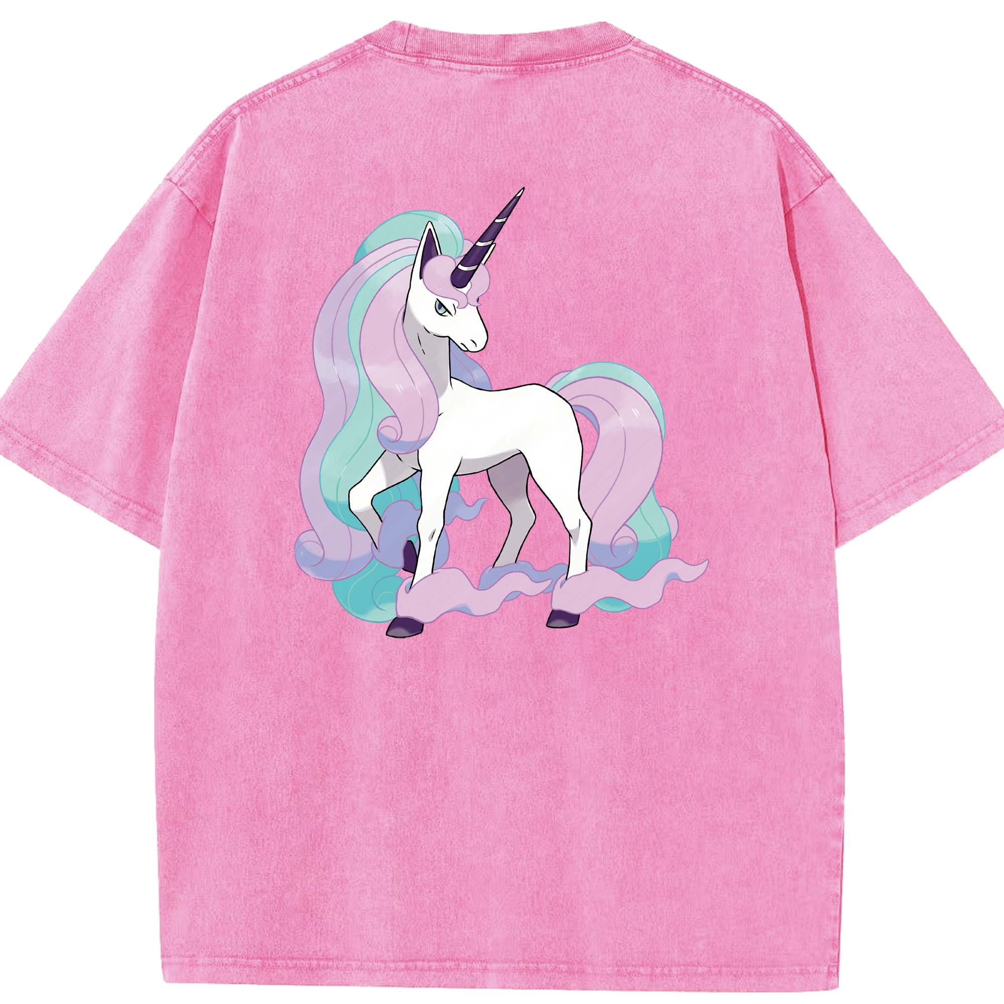 （画像用） ポケットモンスター Pokémon 綿100% ヴィンテージ風 半袖Tシャツ（背面プリント）
